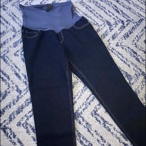 2 pair maternity jeans/ 1 denim - 1 khaki N/WOT